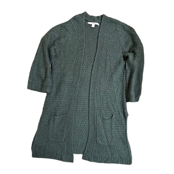 LC Lauren Conrad Green Long Cardigan Sweater - Picture 1 of 9